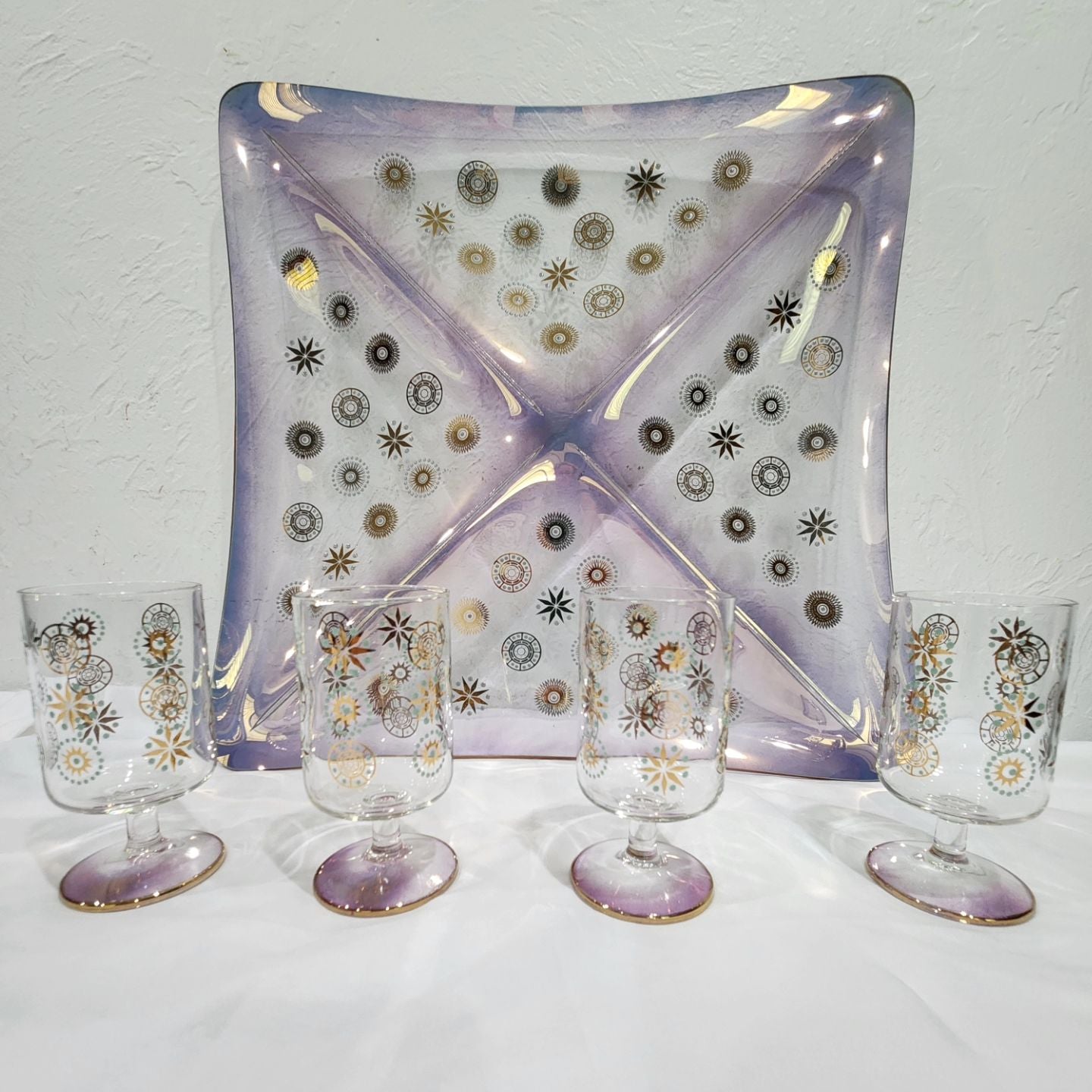 Dorothy Thorpe Glama Sinclair Atomic Star Serving Set